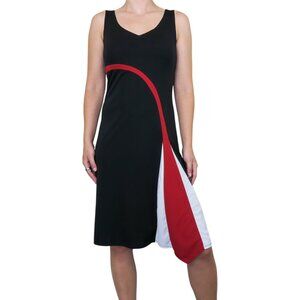 Vintage 90s A-list Black Ruffle Cocktail Dress